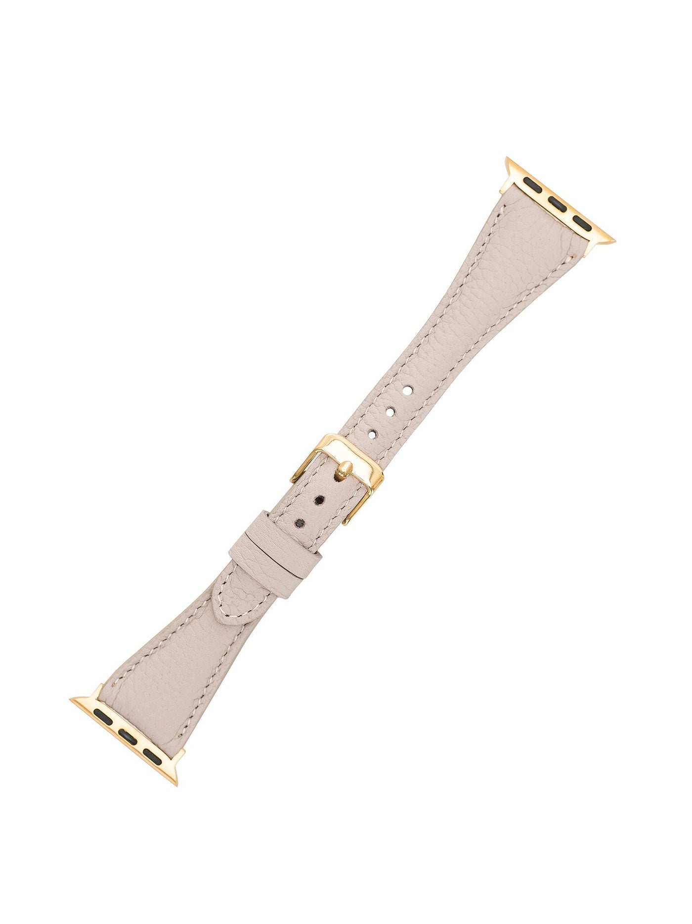 Armband i äkta läder för Apple Watch från Bouletta Slim 42-44 MM Beige #color_floater-mink