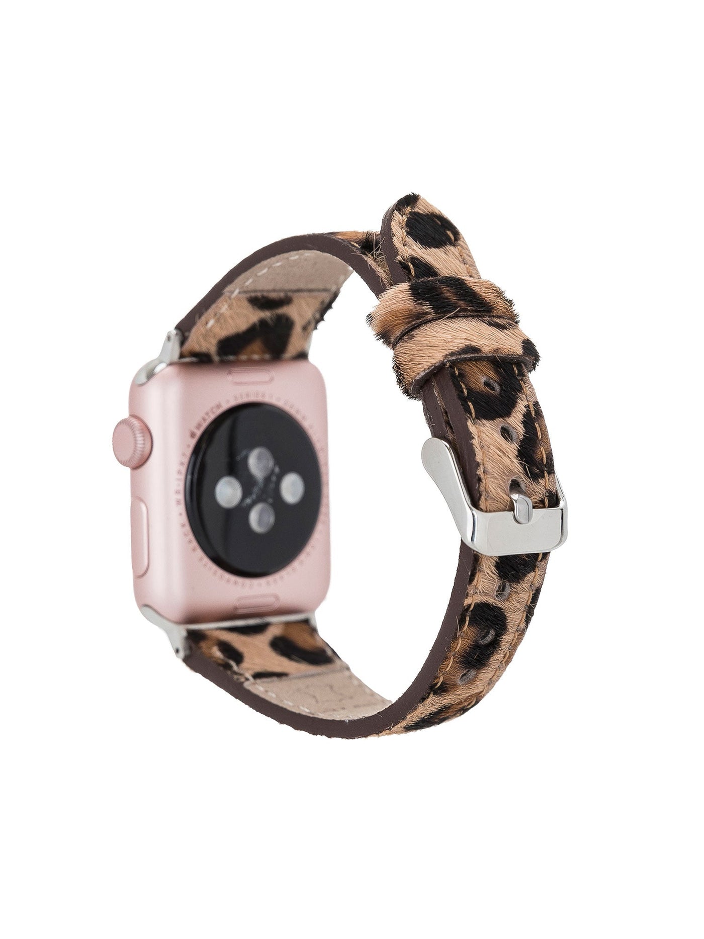 Armband i äkta läder för Apple Watch från Bouletta Slim 42-44 MM Leo #color_leo