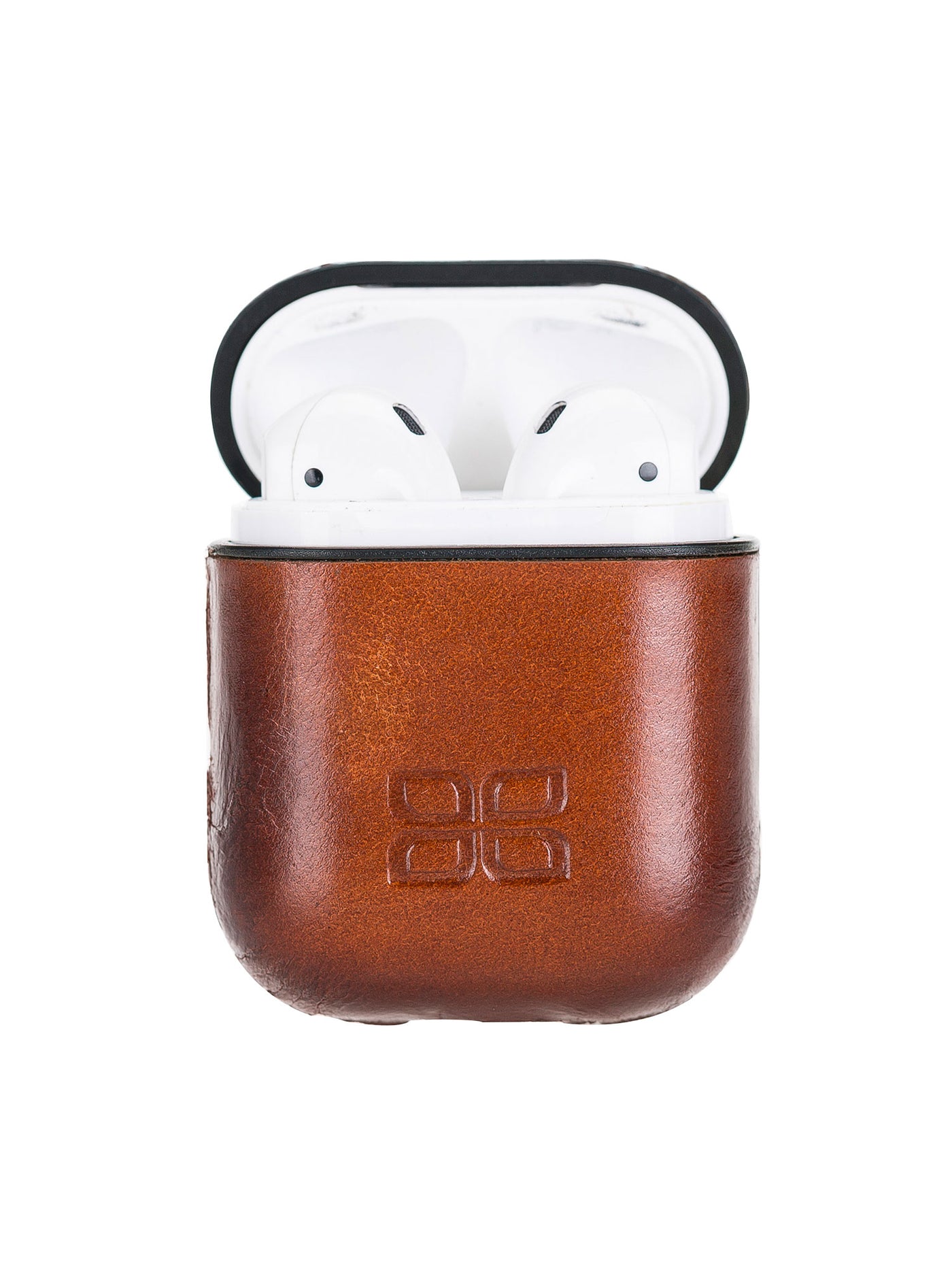 Airpodsfodral Apple AirPods-1-2-Ge Från Bouletta premiumläder JUPP konjak Brun #color_konjak-brun