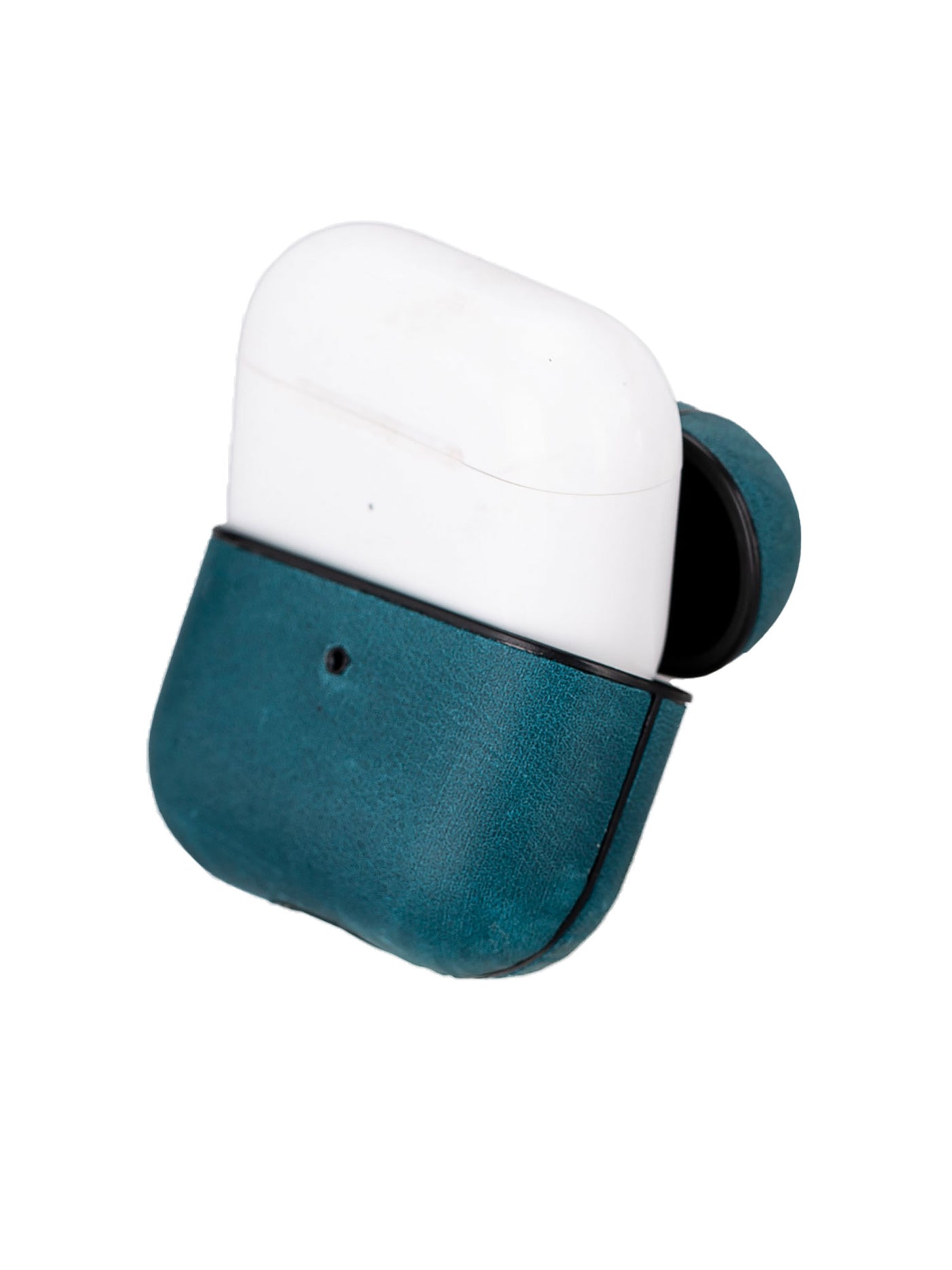 Airpodsfodral Apple AirPods-3Ge Från Bouletta premiumläder Juni Aegean-Blue #color_aegean-blue