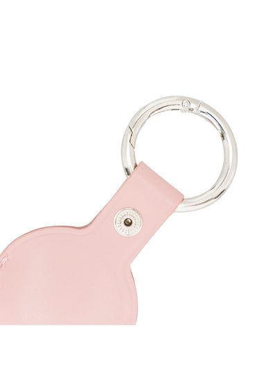 Apple AirTag hållare i äkta läder med nyckelring från Bouletta ARTA Rosa #color_rosa