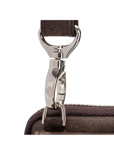Crossbodyväska Vardagsväska i Äkta Läder Från Bouletta Nino Vintage Brun #color_vintage-brun