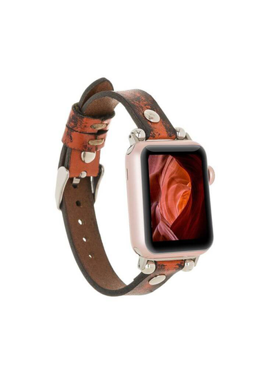 FERRO laderarmband för Apple Watch från Bouletta Rustik Apelsin #color_rustik-apelsin