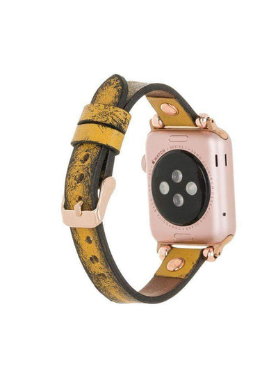 FERRO laderarmband för Apple Watch från Bouletta Rustik Gul #color_rustik-gul