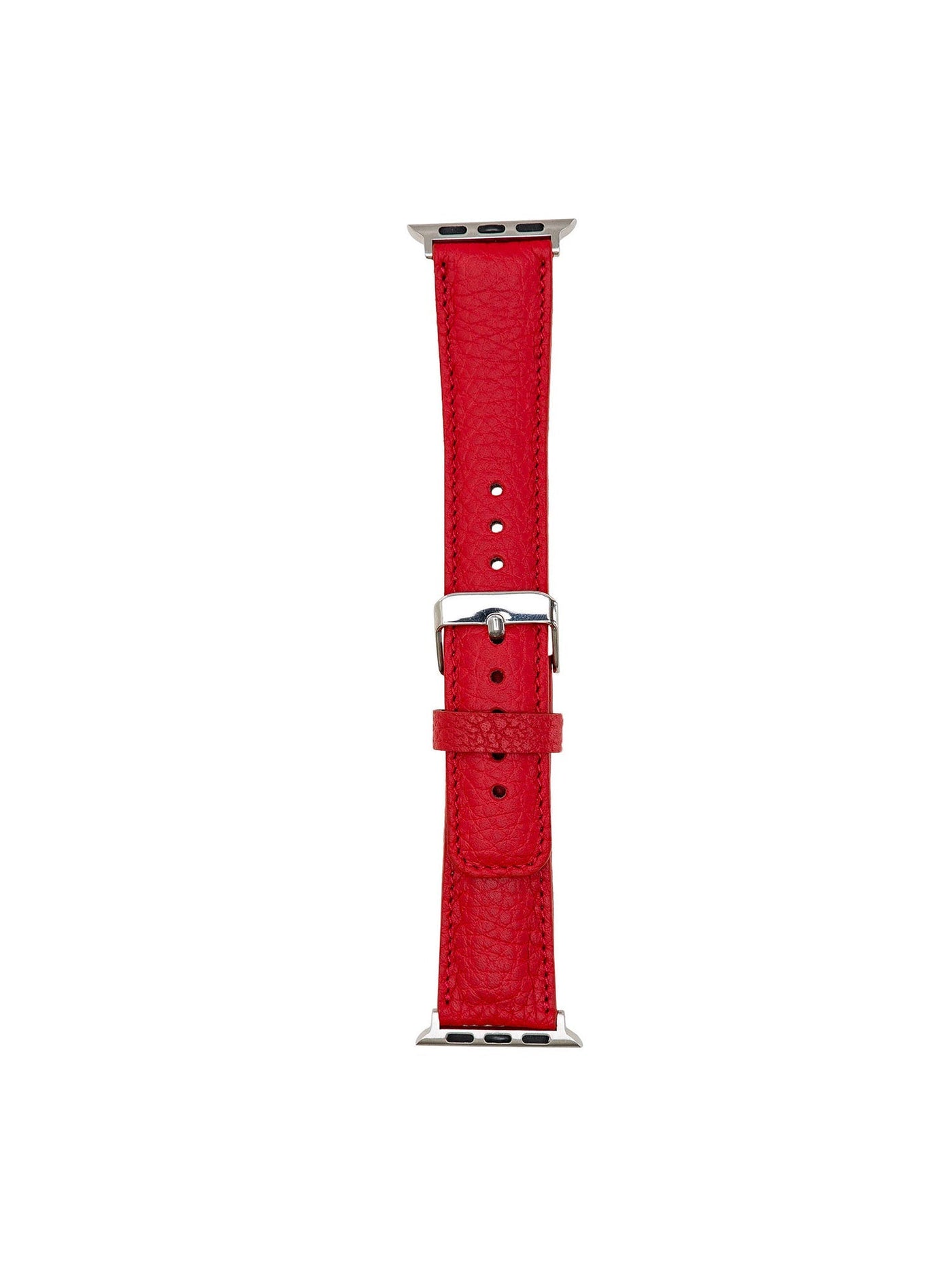 Klassiskt läderarmband för Apple Watch 42/44/45 mm från Bouletta Floater Red #color_floater-red