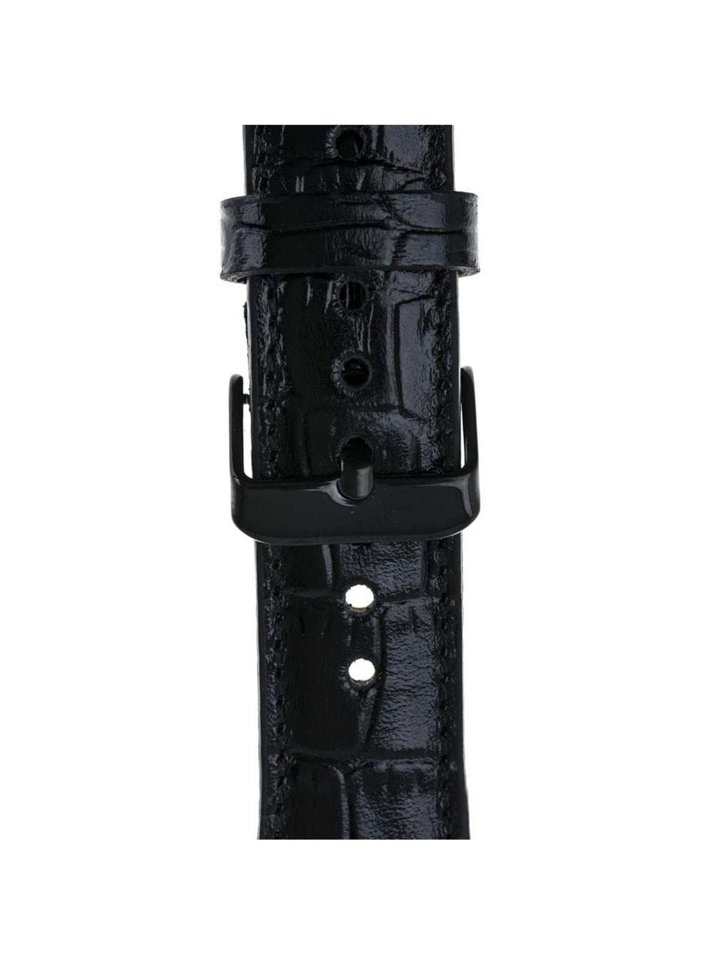 Klassiskt läderarmband för Apple Watch 42/44/45 mm från Bouletta Kroko Svart #color_kroko-svart