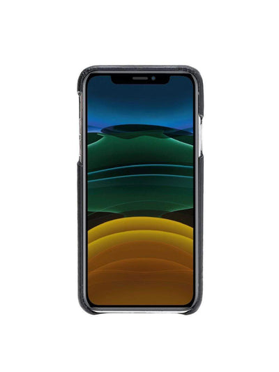 Mobilskal i äkta läder för Apple iPhone 11 Pro Max från Bouletta - Svart #color_svart