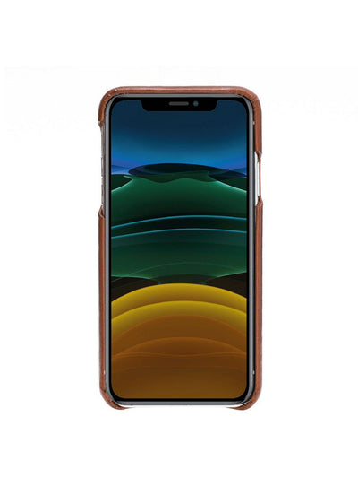 Mobilskal i äkta läder för Apple iPhone 11 Pro Max från Bouletta - Konjak Brun #color_konjak-brun