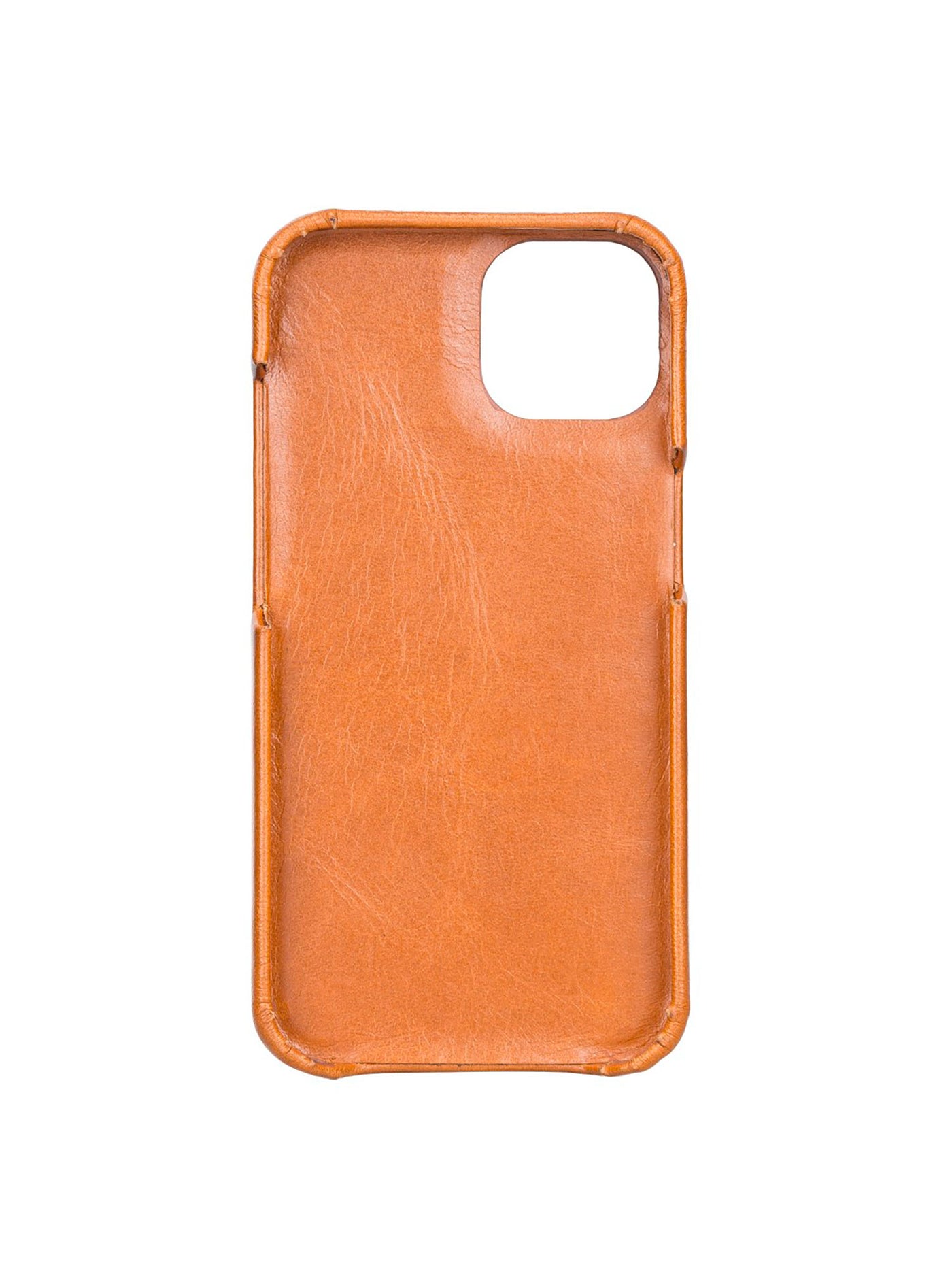Mobilskal i äkta läder för Apple iPhone 13 från Bouletta - Konjak Brun #color_konjak-brun