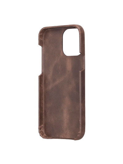 Mobilskal i äkta läder för Apple iPhone 13 Pro Max från Bouletta - Vintage Brun #color_vintage-brun