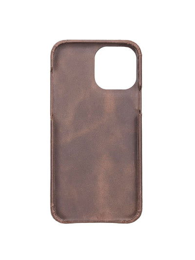 Mobilskal i äkta läder för Apple iPhone 13 Pro Max från Bouletta - Vintage Brun #color_vintage-brun