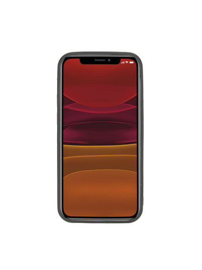 Mobilskal med korthållare i äkta läder för Apple iPhone 12 Pro Max från Bouletta Angus-Konjak Brun #color_konjak-brun