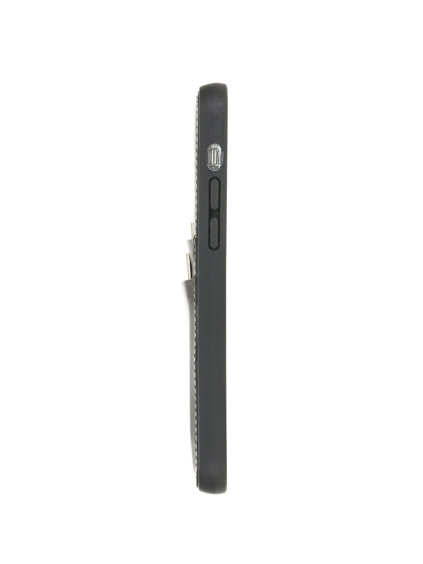 Mobilskal med korthållare i äkta läder för Apple iPhone 12 Pro Max från Bouletta Angus-Svart #color_svart