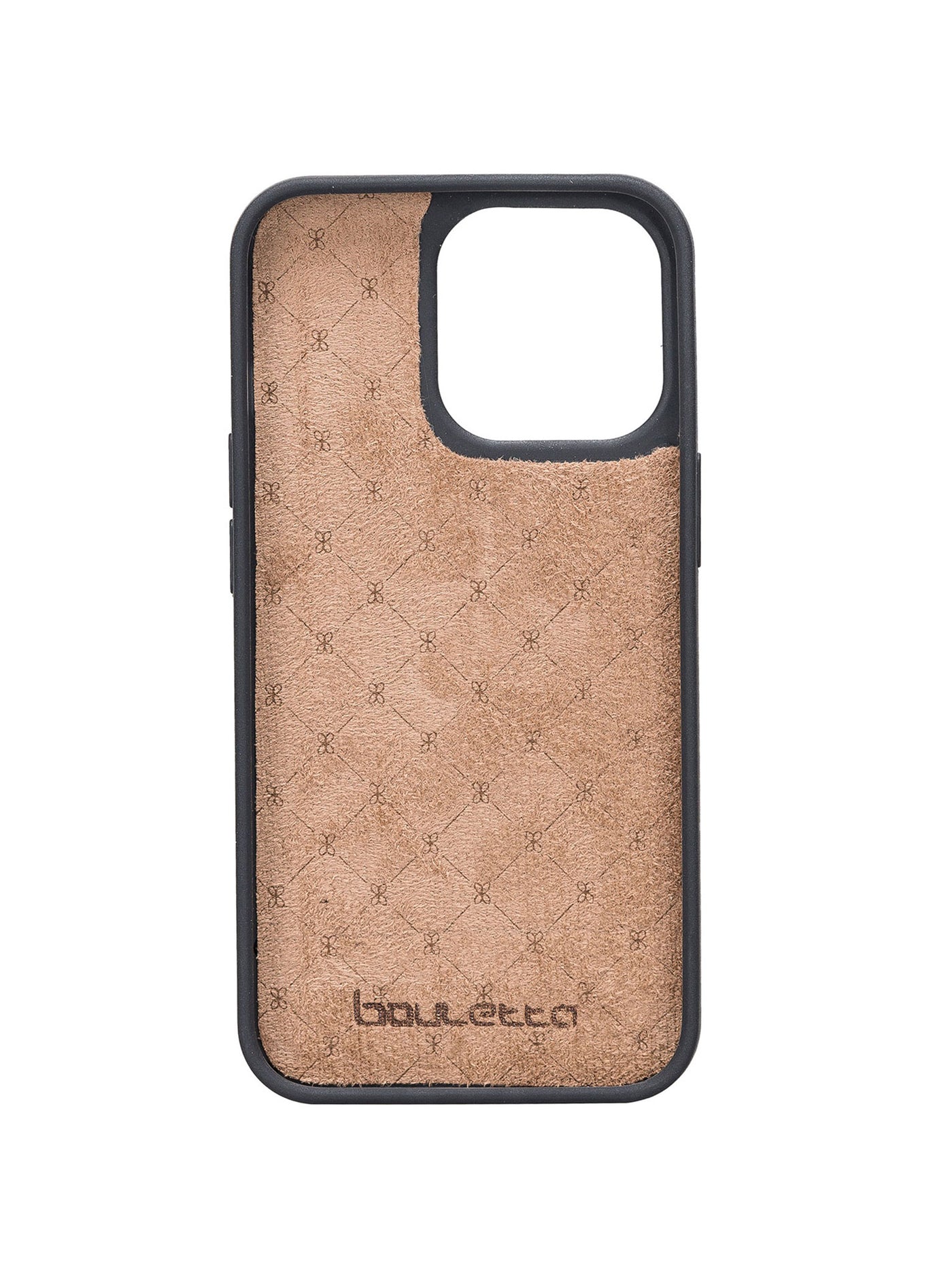 Mobilskal med korthållare i äkta läder för Apple iPhone 13 Pro från Bouletta Angus-Guld-Brun #color_guld-brun