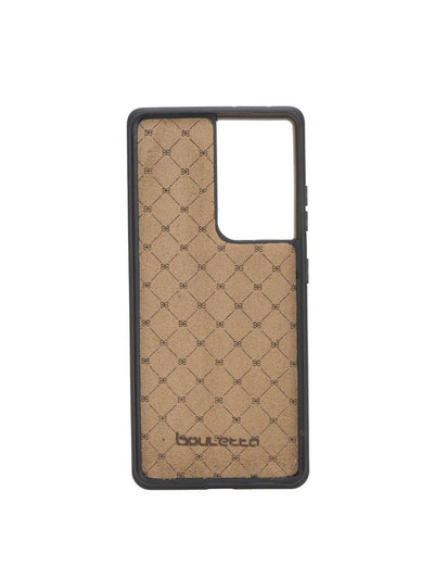 Mobilskal med korthållare i äkta läder för Samsung Galaxy S21 Ultra från Bouletta Angus-Vintage Brun #color_vintage-brun