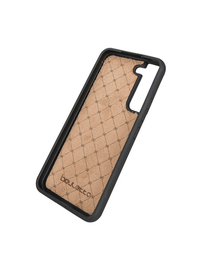 Mobilskal med korthållare i äkta läder för Samsung Galaxy S22 från Bouletta Angus-Vintage Brun #color_vintage-brun