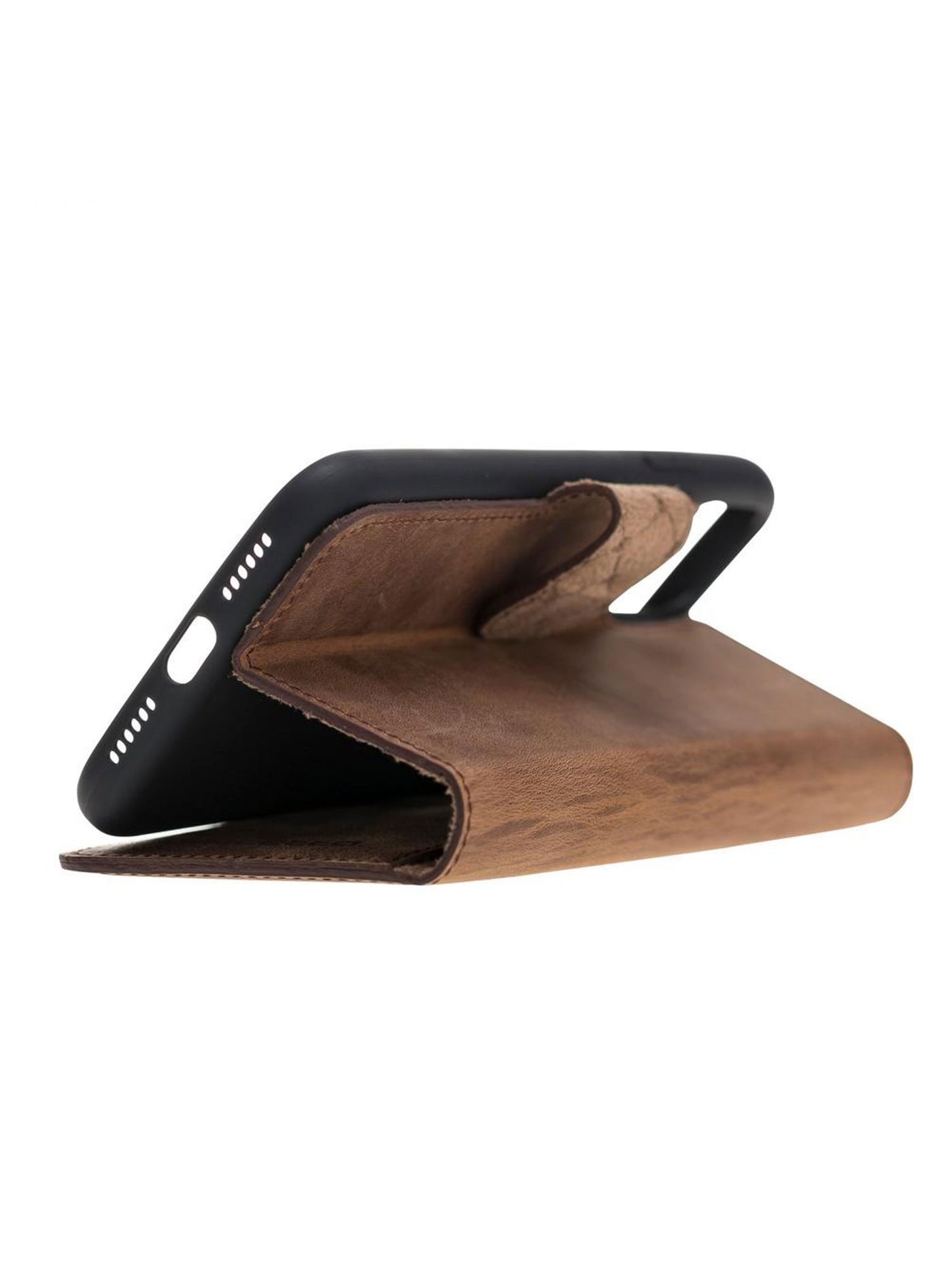 Plånboksfodral i äkta läder för Apple iPhone 11 Pro från Bouletta - Antik Brun #color_antik-brun