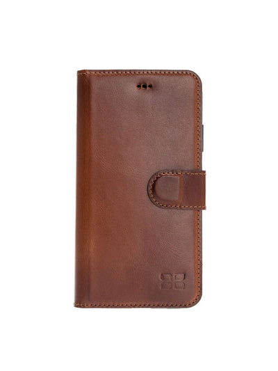 Plånboksfodral i äkta läder för Apple iPhone 11 Pro från Bouletta - Konjak Brun #color_konjak-brun