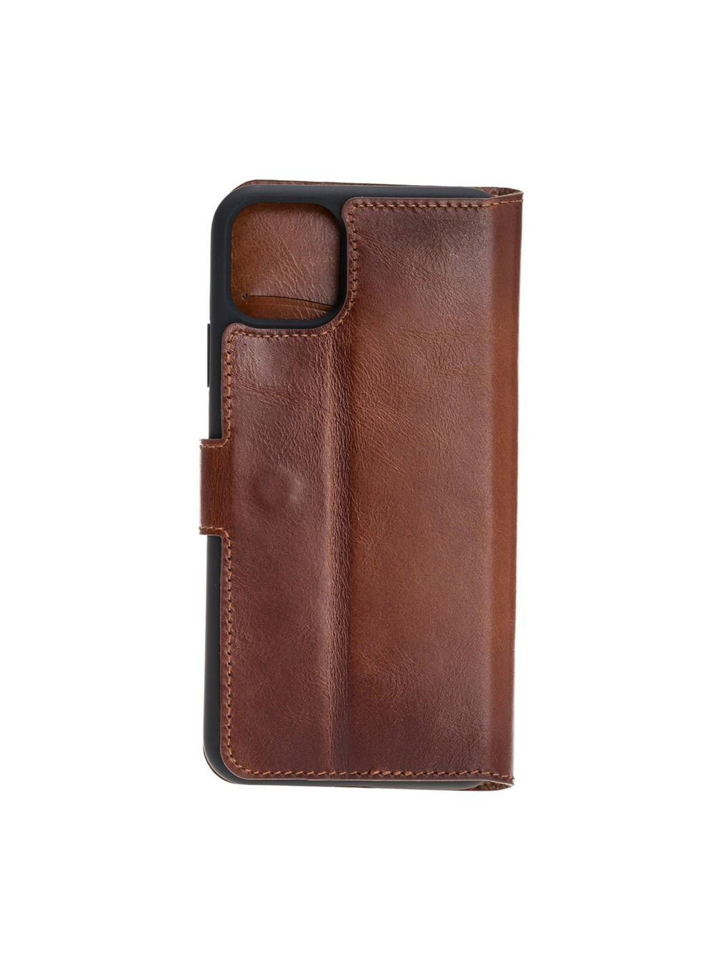 Plånboksfodral i äkta läder för Apple iPhone 11 Pro Max från Bouletta - Konjak Brun #color_konjak-brun