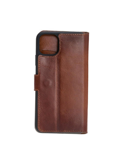 Plånboksfodral i äkta läder för Apple iPhone 11 Pro Max från Bouletta - Konjak Brun #color_konjak-brun