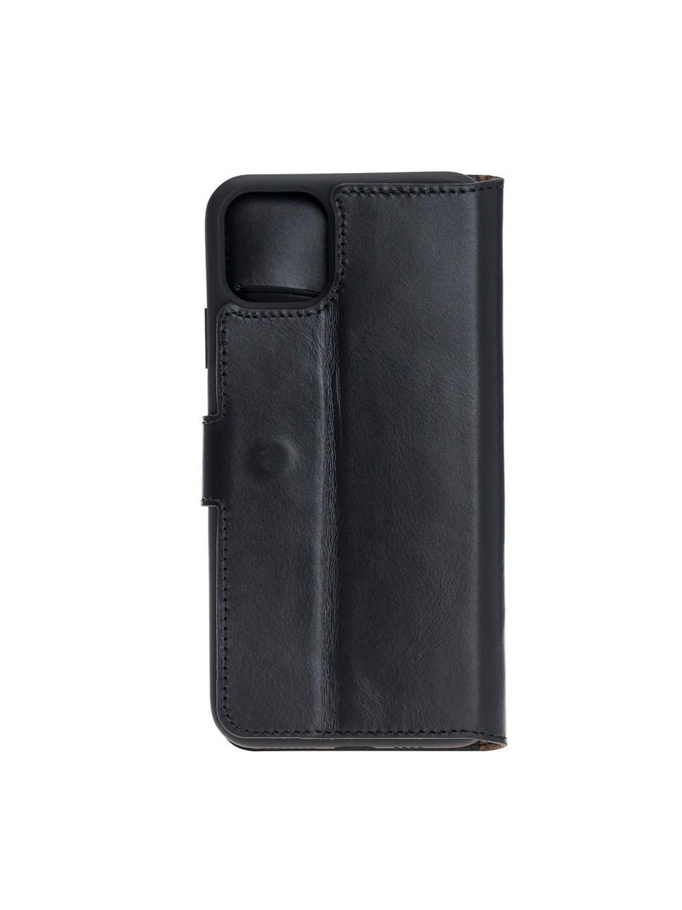 Plånboksfodral i äkta läder för Apple iPhone 11 Pro Max från Bouletta - Svart #color_svart