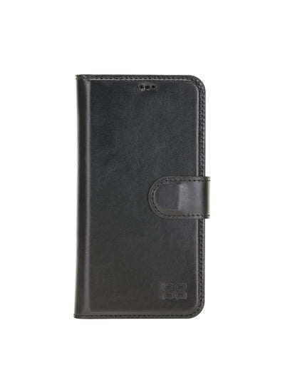 Plånboksfodral i äkta läder för Apple iPhone 13 Pro Max från Bouletta - Svart #color_svart