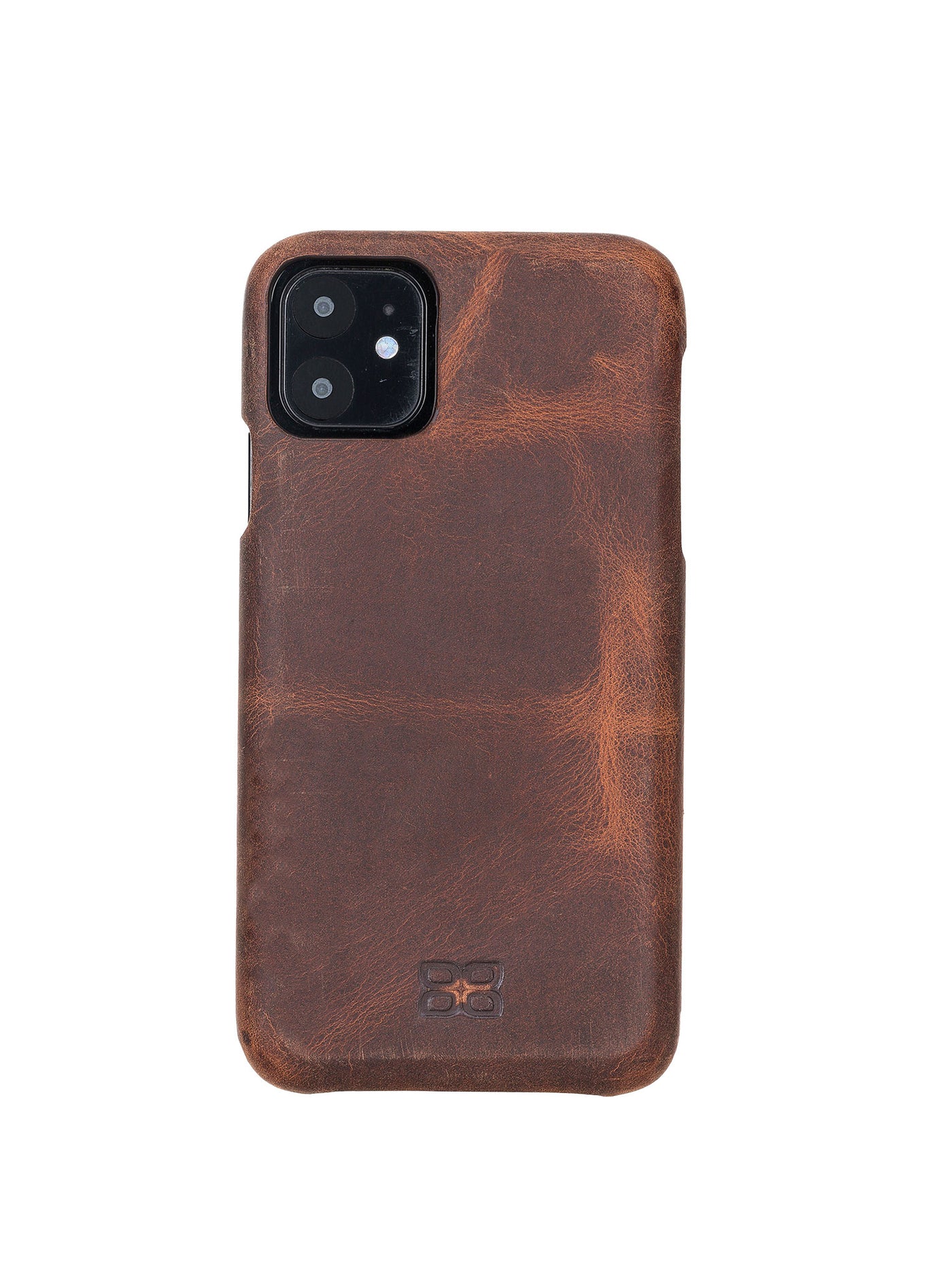 Plånboksfodral med avtagbart magnetskal i äkta läder för Apple iPhone 11 från Bouletta Jersey- Antik Brun #color_antik-brun