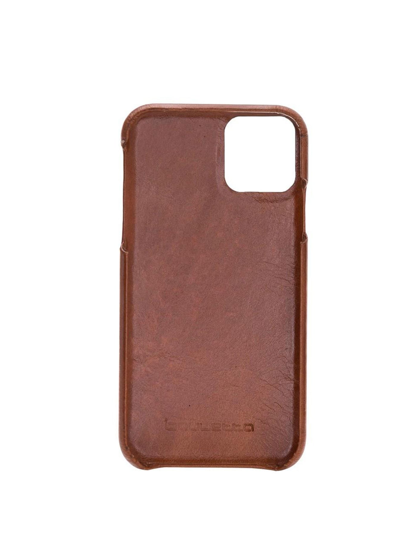 Plånboksfodral med avtagbart magnetskal i äkta läder för Apple iPhone 11 från Bouletta Jersey- Konjak Brun #color_konjak-brun