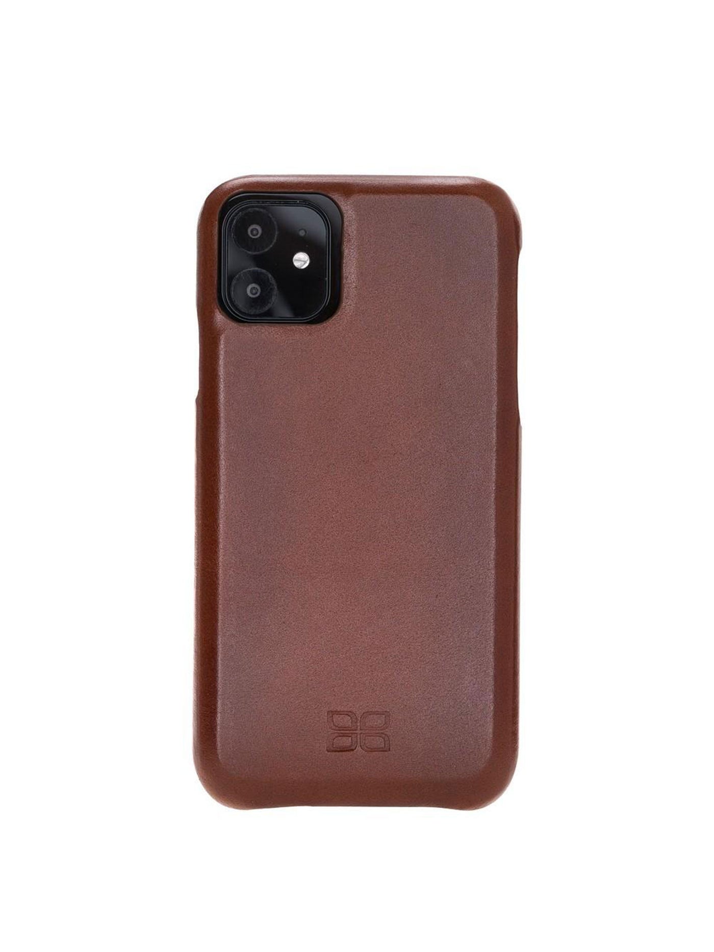 Plånboksfodral med avtagbart magnetskal i äkta läder för Apple iPhone 11 från Bouletta Jersey- Konjak Brun #color_konjak-brun
