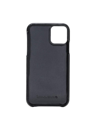 Plånboksfodral med avtagbart magnetskal i äkta läder för Apple iPhone 11 från Bouletta Jersey- Svart #color_svart