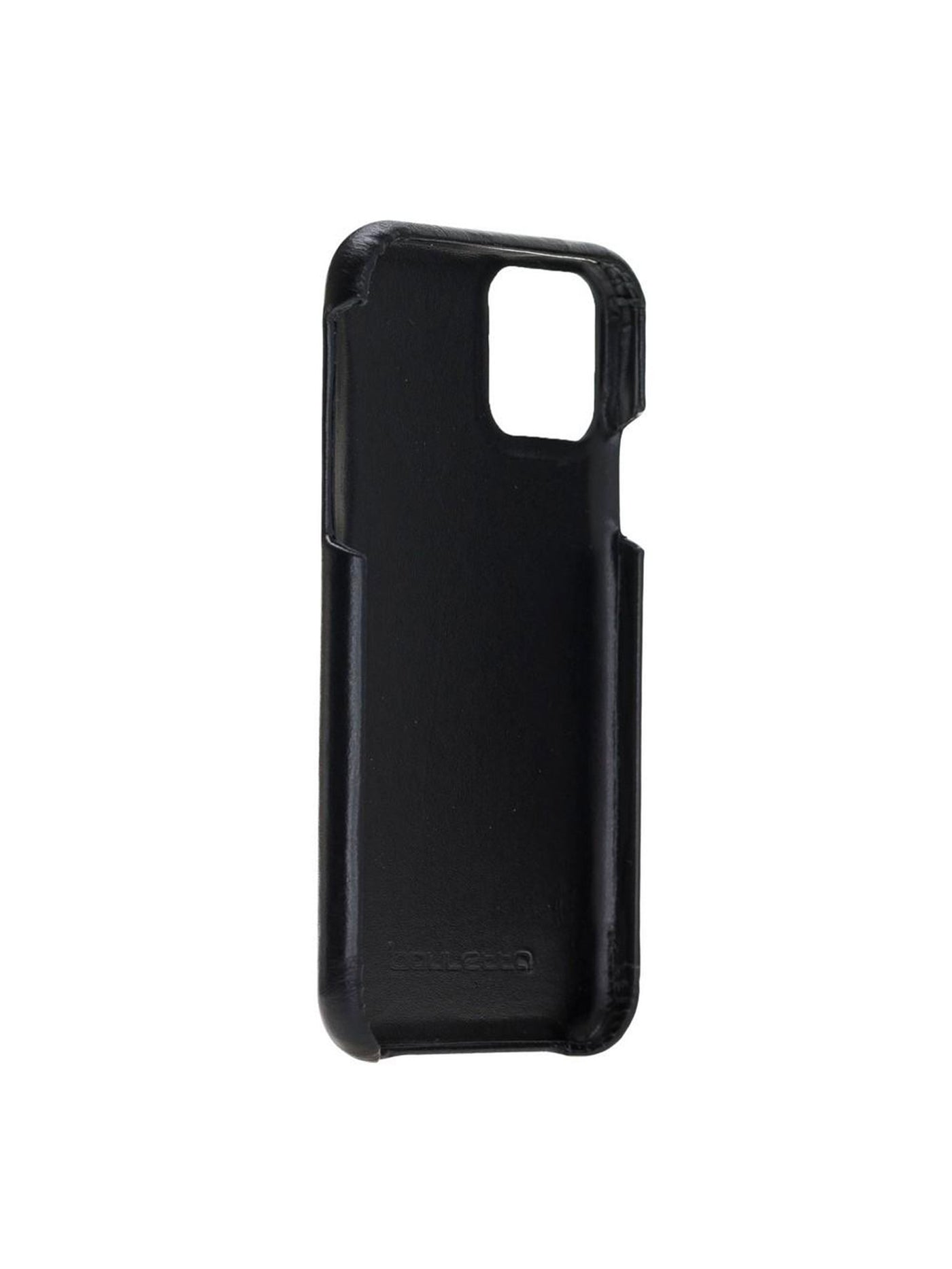 Plånboksfodral med avtagbart magnetskal i äkta läder för Apple iPhone 11 från Bouletta Jersey- Svart #color_svart