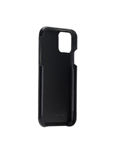 Plånboksfodral med avtagbart magnetskal i äkta läder för Apple iPhone 11 från Bouletta Jersey- Svart #color_svart