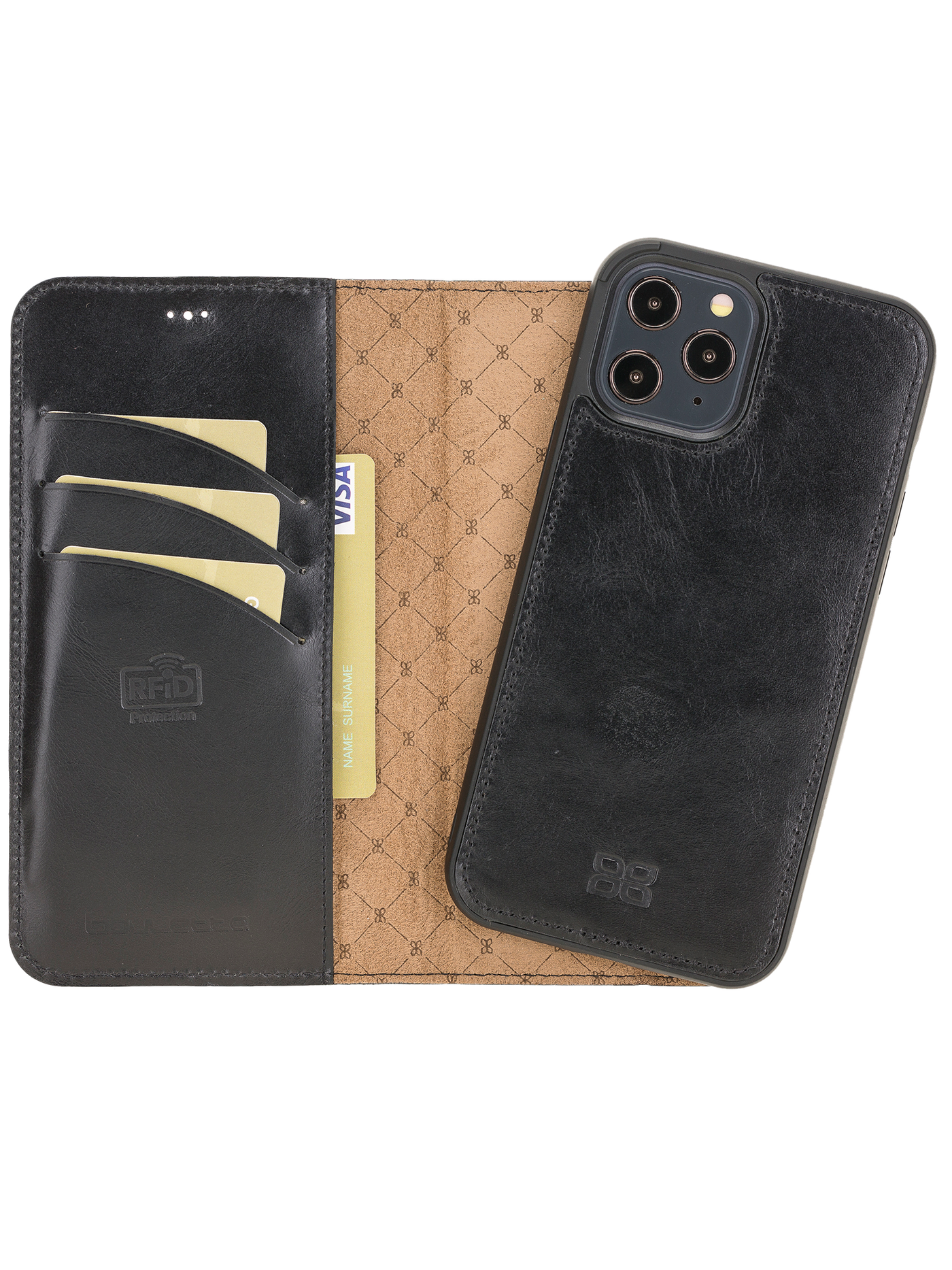 ALPINA Plånboksfodral för Apple iPhone 12/12 Pro