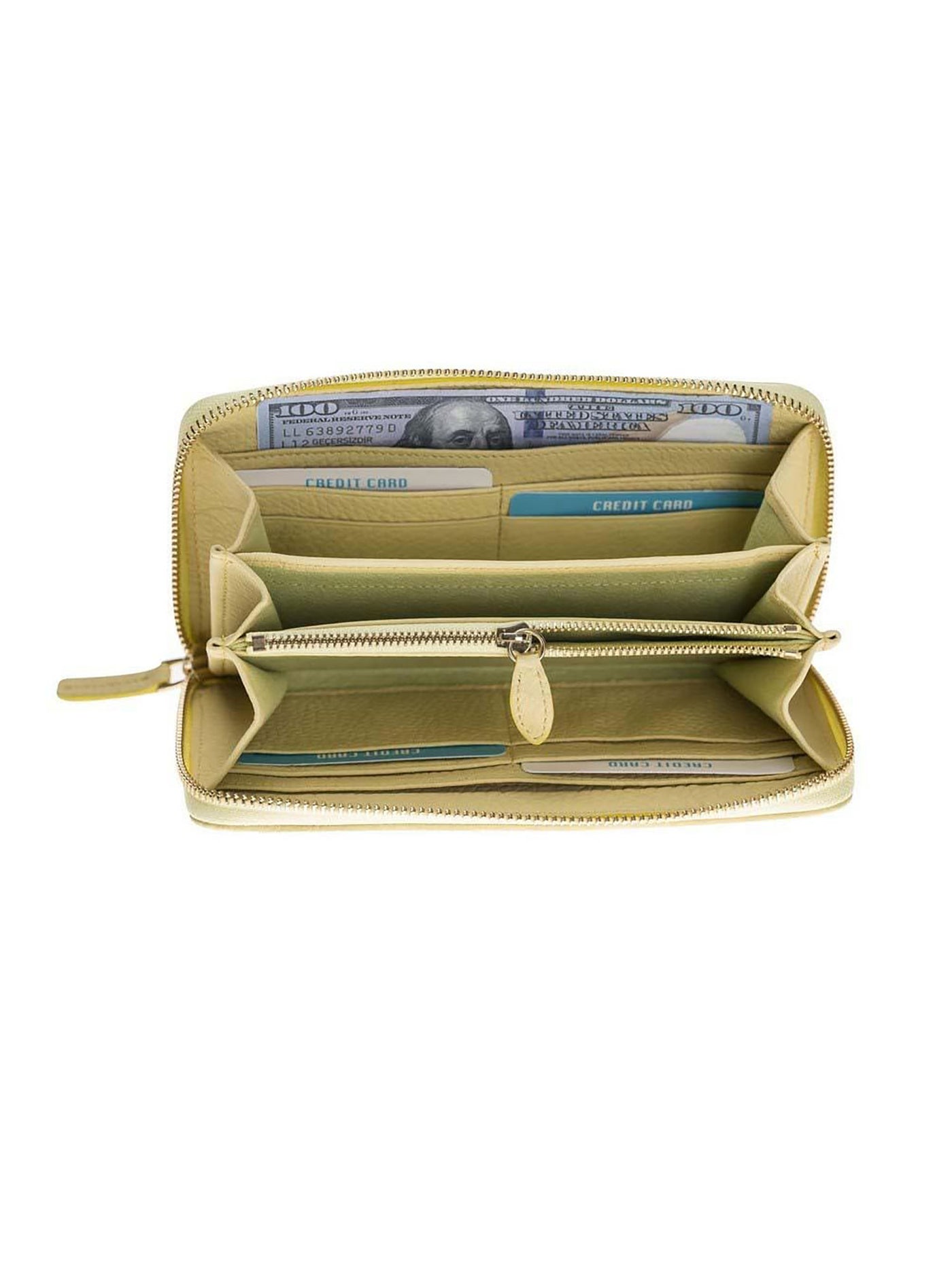 Seville elegant universell Plånbok med korthållare i äkta läder Från Bouletta Floater-Limone #color_floater-limone