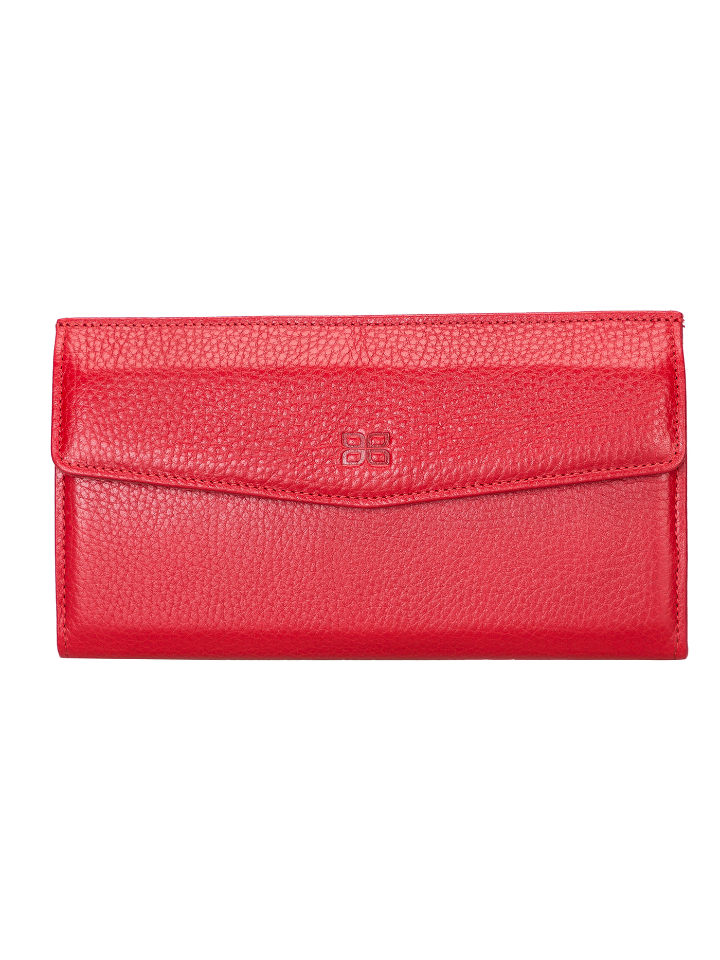 Vince universell plånbok med plats för mobiltelefon Pouch Walle i äkta läder från Bouletta Floater-Scarlet #color_floater-scarlet